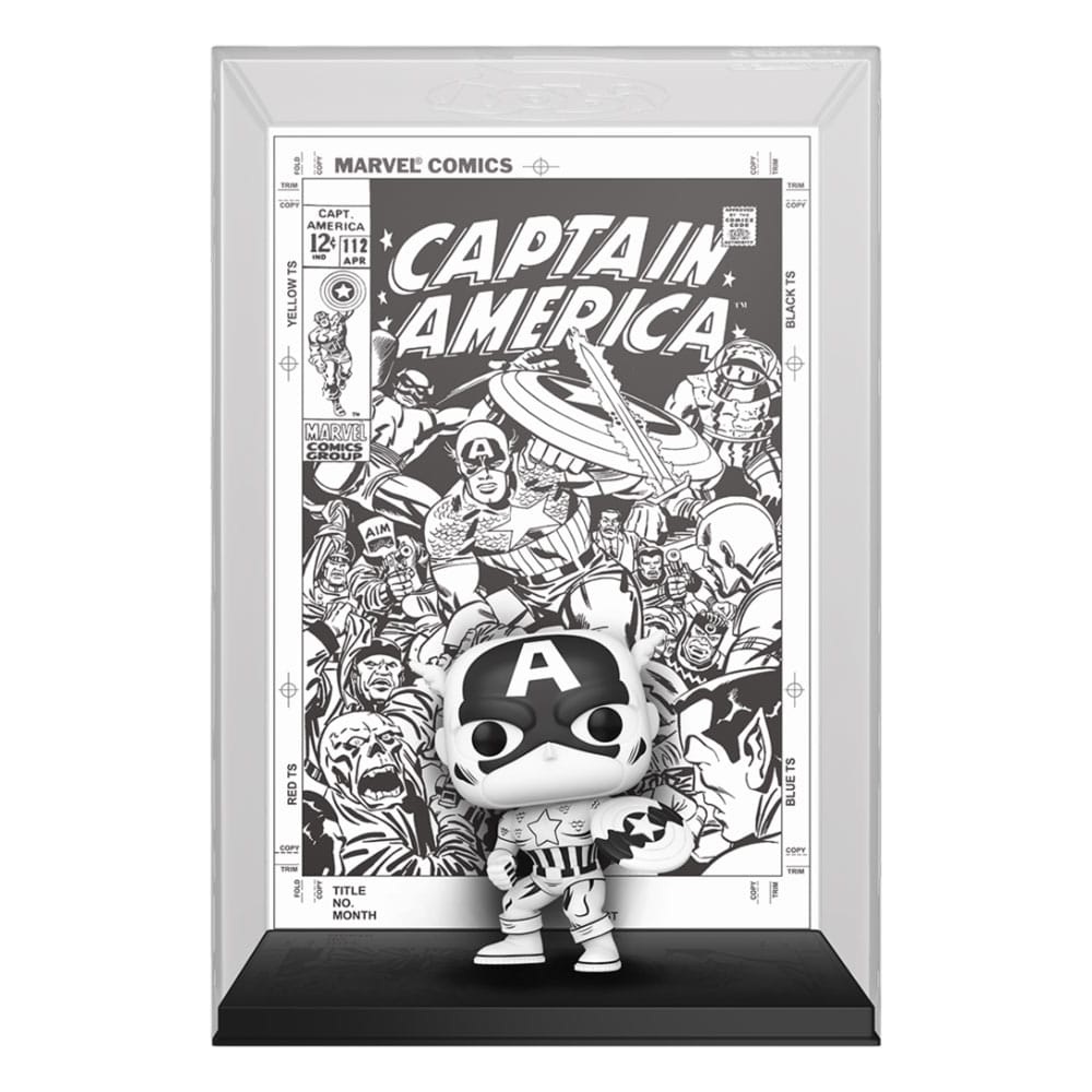 Marvel 85th Anniversary POP! Comic Cover Vinyl Figure Captain America 9 cm POP! Figures