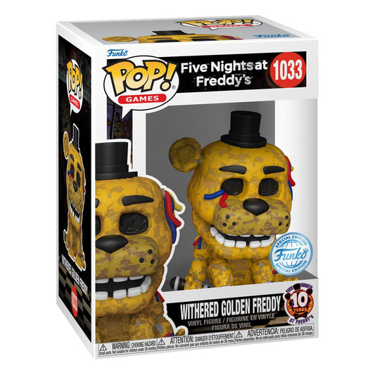Five Nights at Freddy's POP! Games Vinyl Figure Withered Gldn Frdy 9 cm Funko POP