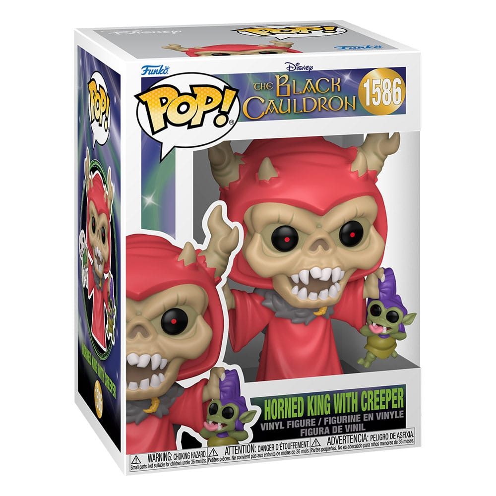 The Black Cauldron POP! Disney Vinyl Figure Horned King w/Creeper 9 cm Funko POP
