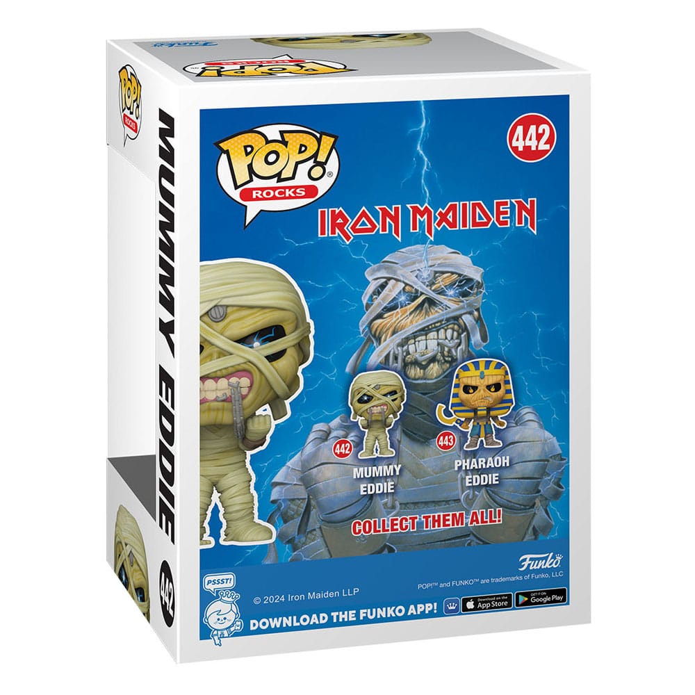Iron Maiden POP! Rocks Vinyl Figure Eddie Mummy 9 cm Funko POP