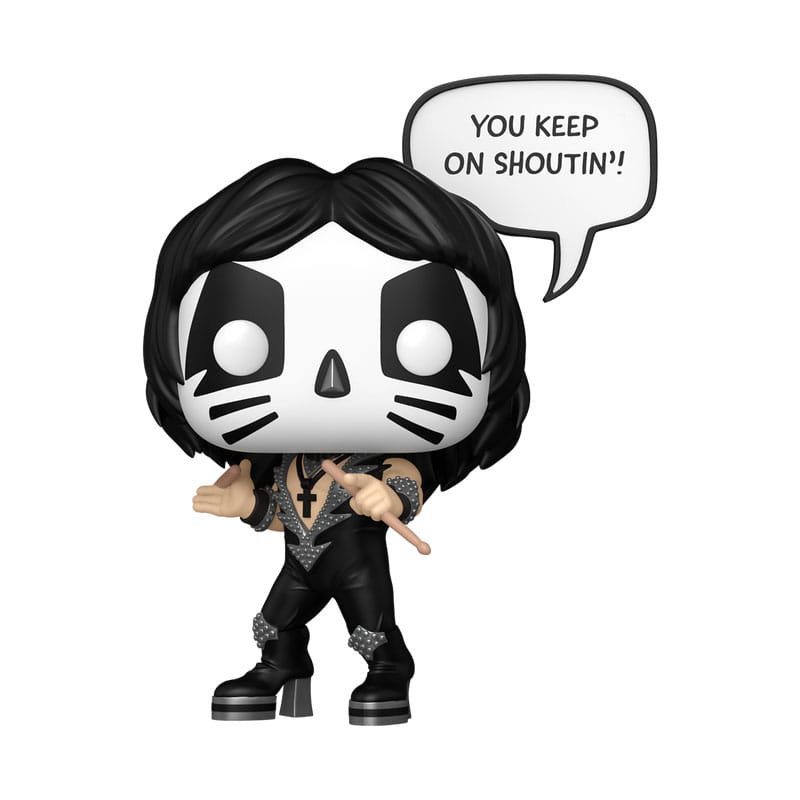 KISS POP! Sayings Vinyl Figure The Catman(R&R All Night) 9 cm Funko POP POP! Figures