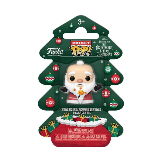 Nightmare before Christmas Holiday 2025 Pocket POP! Vinyl Keychains SandyCLS Tree Holiday Box 4 cm Funko POP