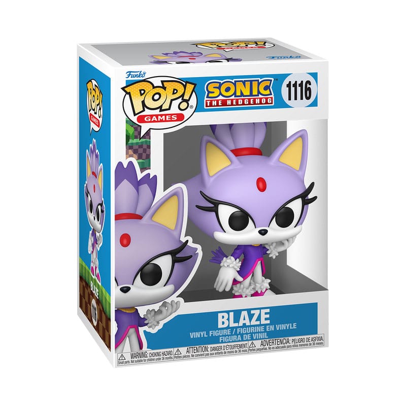 Sonic the Hedgehog POP! Games Vinyl Figure Blaze the Cat 9 cm Funko POP