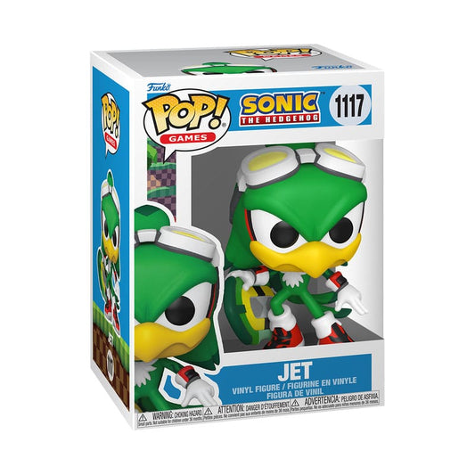 Sonic the Hedgehog POP! Games Vinyl Figure Jet the Hawk w/Board 9 cm Funko POP