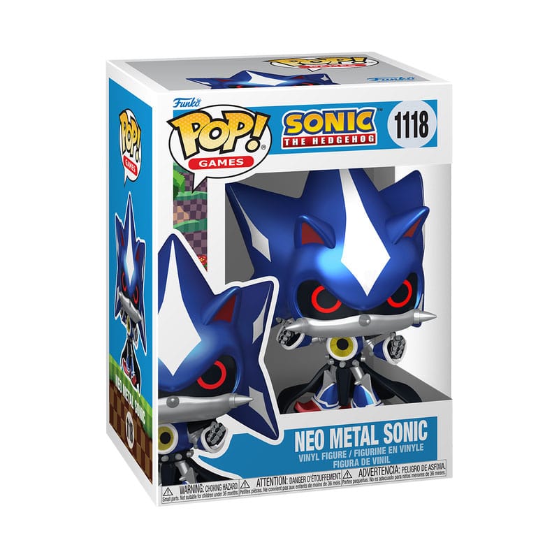 Sonic the Hedgehog POP! Games Vinyl Figure Neo Metal Sonic (MT) 9 cm Funko POP