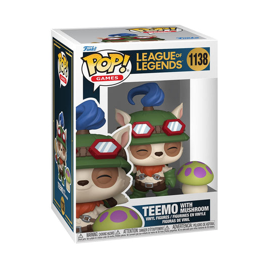 League of Legends POP!&Buddy Games Vinyl Figure Teemo w/Shroom 9 cm Funko POP