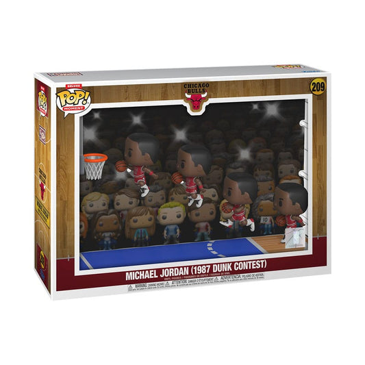 NBA POP Moments Deluxe Vinyl Figures Bulls-MJ('87 Dunk Contest) 9 cm Funko POP