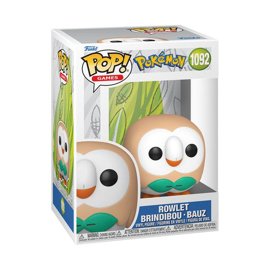 Pokemon POP! Games Vinyl Figure Rowlet 9 cm Funko POP