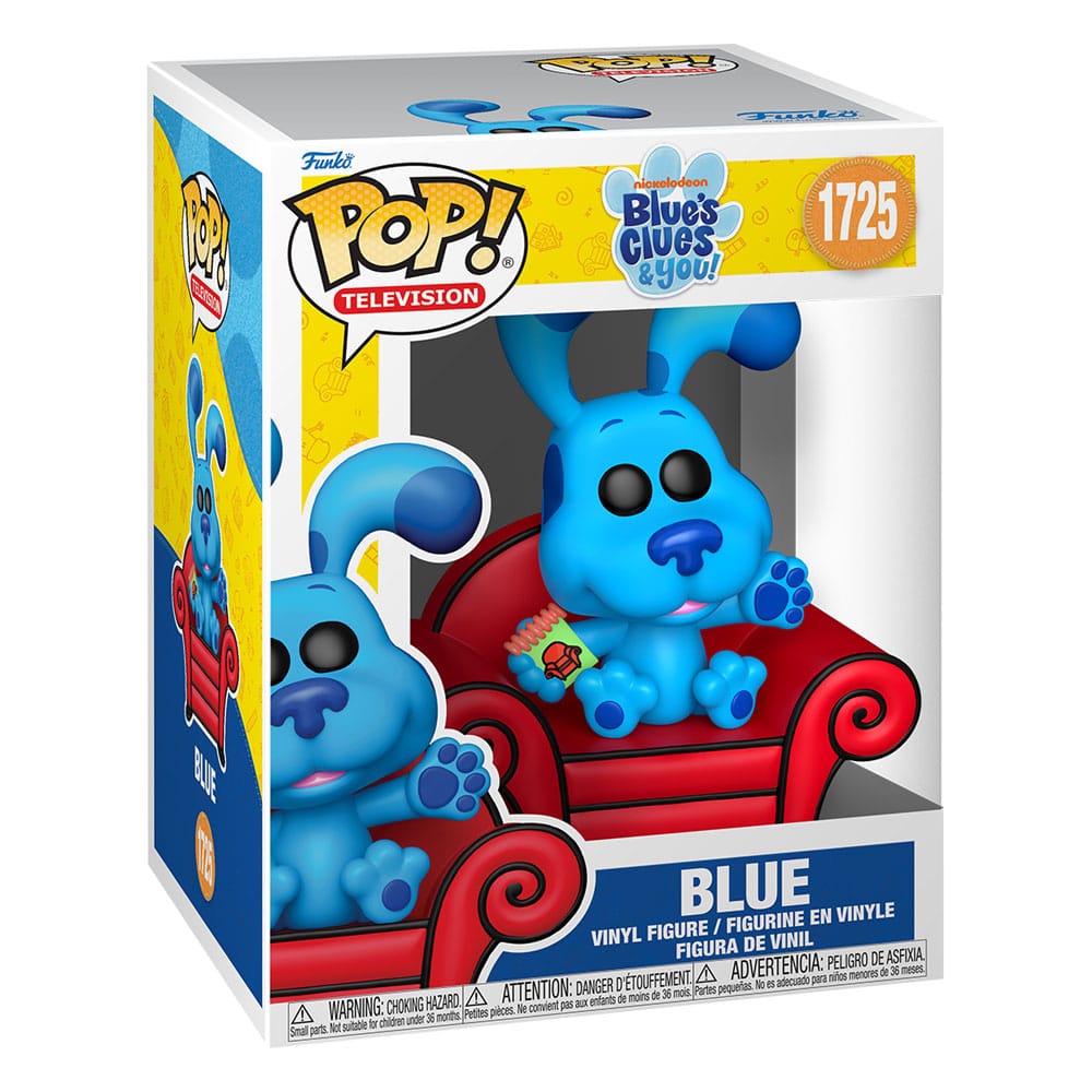 Blues Clues POP! Premium Vinyl Figure Blue w/couch 9 cm Funko POP