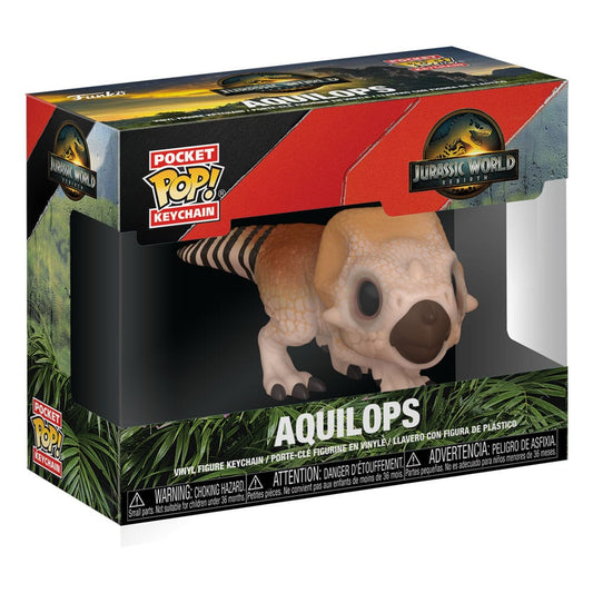 Jurassic World Rebirth Pocket POP! Vinyl Keychains 4 cm Aquilops Display (12) Funko POP