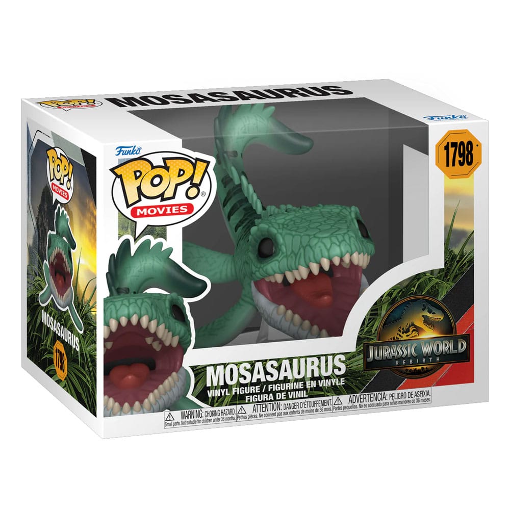 Jurassic World Rebirth POP! Movies Vinyl Figure Mosasaurus 9 cm Funko POP