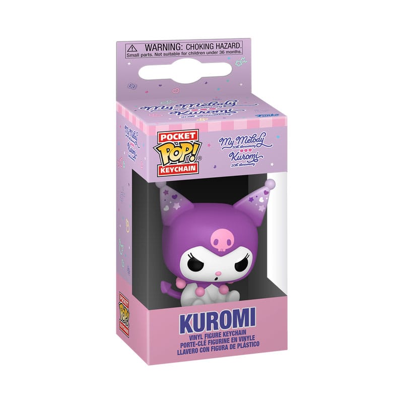 Sanrio POP! Vinyl Keychains 4 cm K/MM- Kuromi Display (12) Funko POP