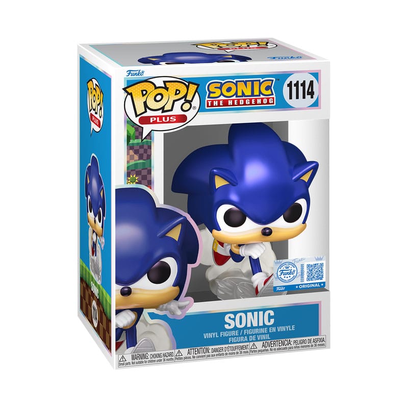 Sonic - The Hedgehog POP! Plus Movies Vinyl Figures Sonic(PRL) 9 cm Funko POP