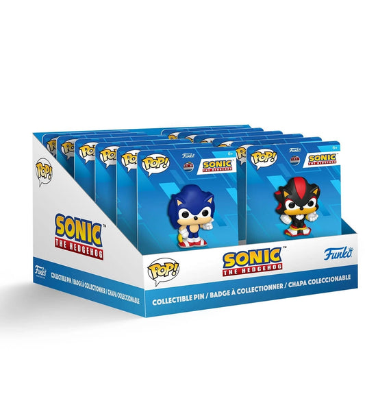Sonic - The Hedgehog by Loungefly PVC Pins Blind Box Pixar Collection PDQ Display (12)