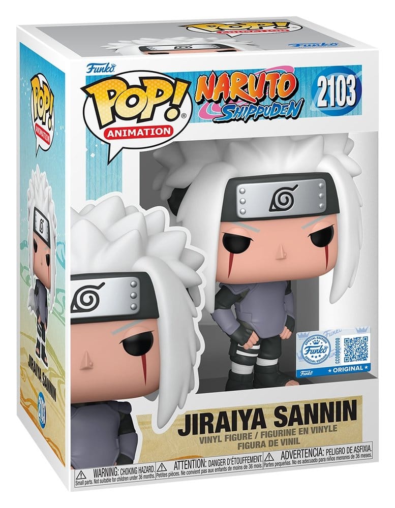Naruto Shippuden POP! Animation Vinyl Figure Jiraiya Sannin 9 cm
