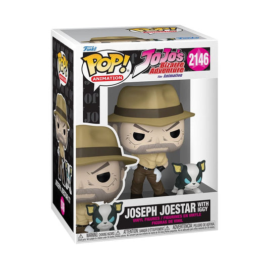 JoJo´s Bizarre Adventure POP!&Buddy Animation Vinyl Figures Joseph & Iggy 9 cm Funko POP
