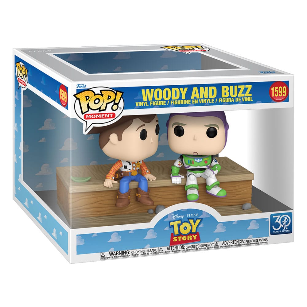 Toy Story POP Moment Vinyl Figures Woody and Buzz (30th Anniversary) 9 cm Funko POP - PRESALE Funko POP