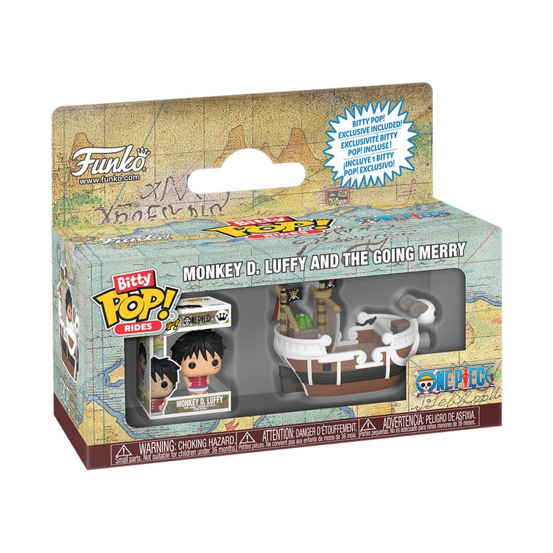 One Piece Bitty POP! Ride Vinyl Figure Going Merry w/Luffy 2,5 cm