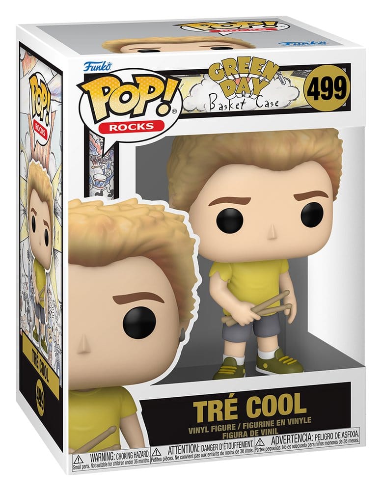 Green Day POP! Rocks Vinyl Figure Tre Cool (Basket Case) 9 cm
