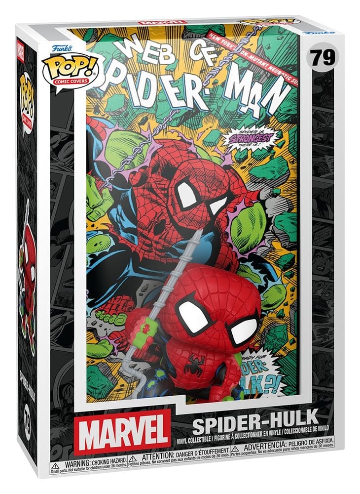 Marvel POP! Comic Covers Vinyl Figure Web of Spider-Man #70 (Spider-Hulk) 9 cm