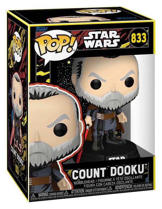 Star Wars: May the Fourth POP! Vinyl Figure Count Dooku (Retro) 9 cm