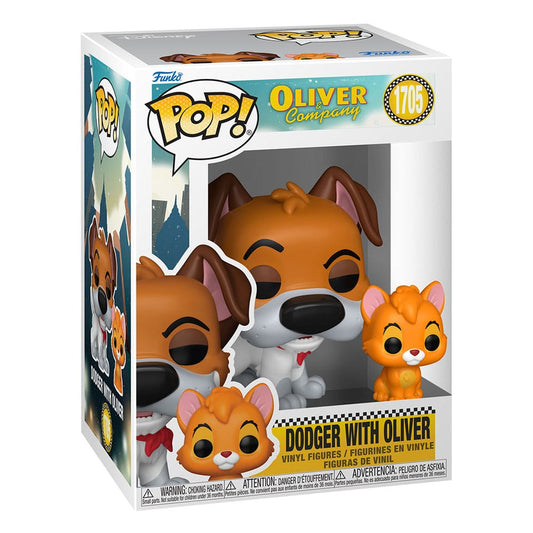 Oliver & Co. POP!&Buddy Movies Vinyl Figures Dodger w/Oliver w/Chase 9 cm Assortment (6)