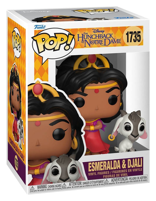 The Hunchback of Notre Dame POP! Vinyl Figure Esmeralda & Djali 9 cm