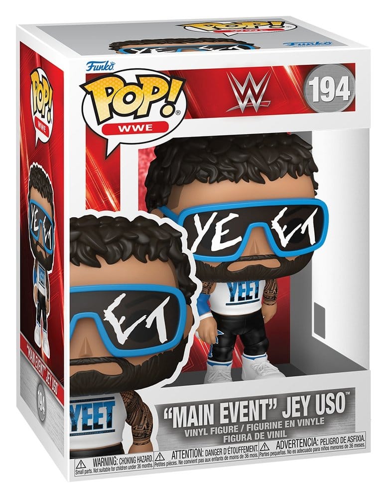 WWE POP! Vinyl Figure "Main Event" Jey Uso 9 cm