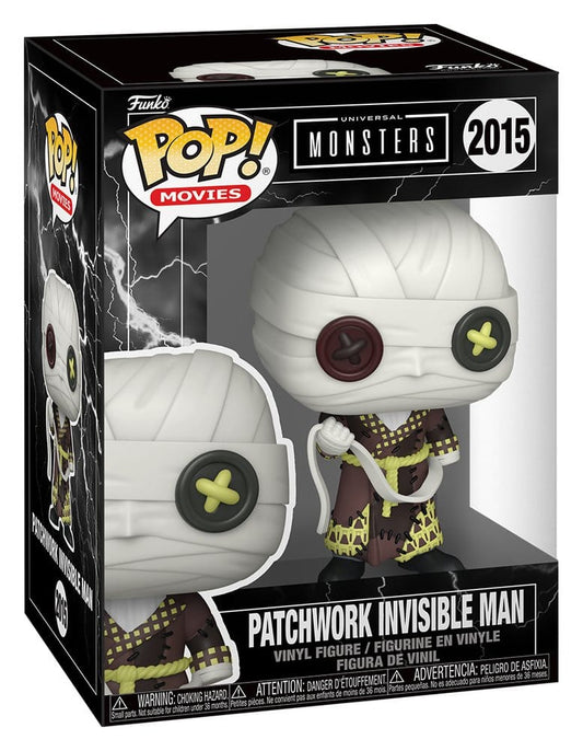 Universal Monsters Patchwork POP! Movies Vinyl Figure Invisible Man 9 cm