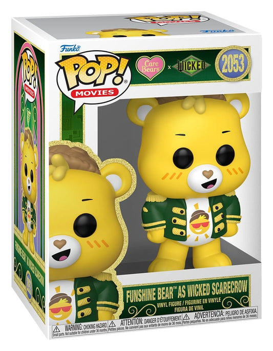 Wicked x Care Bears POP! Vinyl Figure Funshine Bear Scarecrow 9 cm
