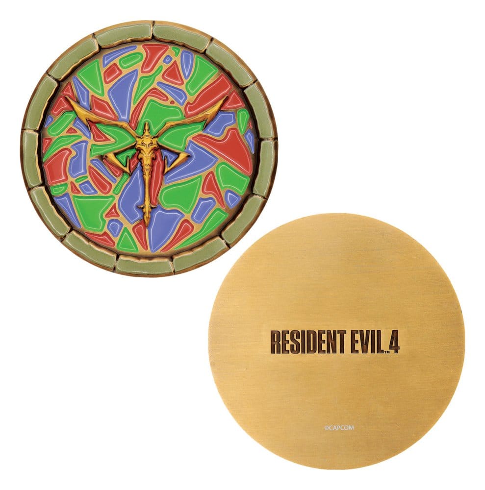 Resident Evil 4 Replica Church Puzzle Medallion Set