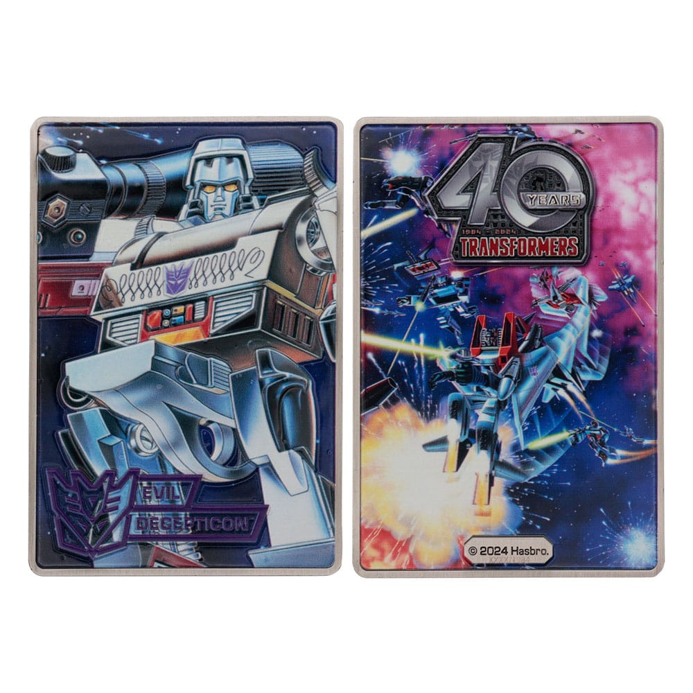 Transformers Ingot 40th Anniversary Decepticons Edition Coins