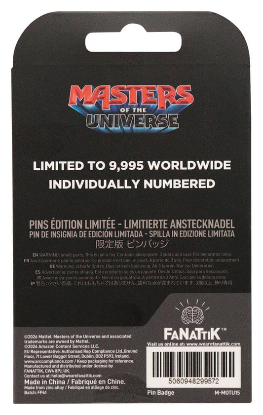 Masters of the Universe 2026 Pin Badge He-Man Limited Edition