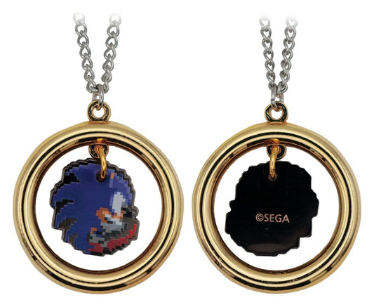 Sonic - The Hedgehog Necklace with Pendant Ring