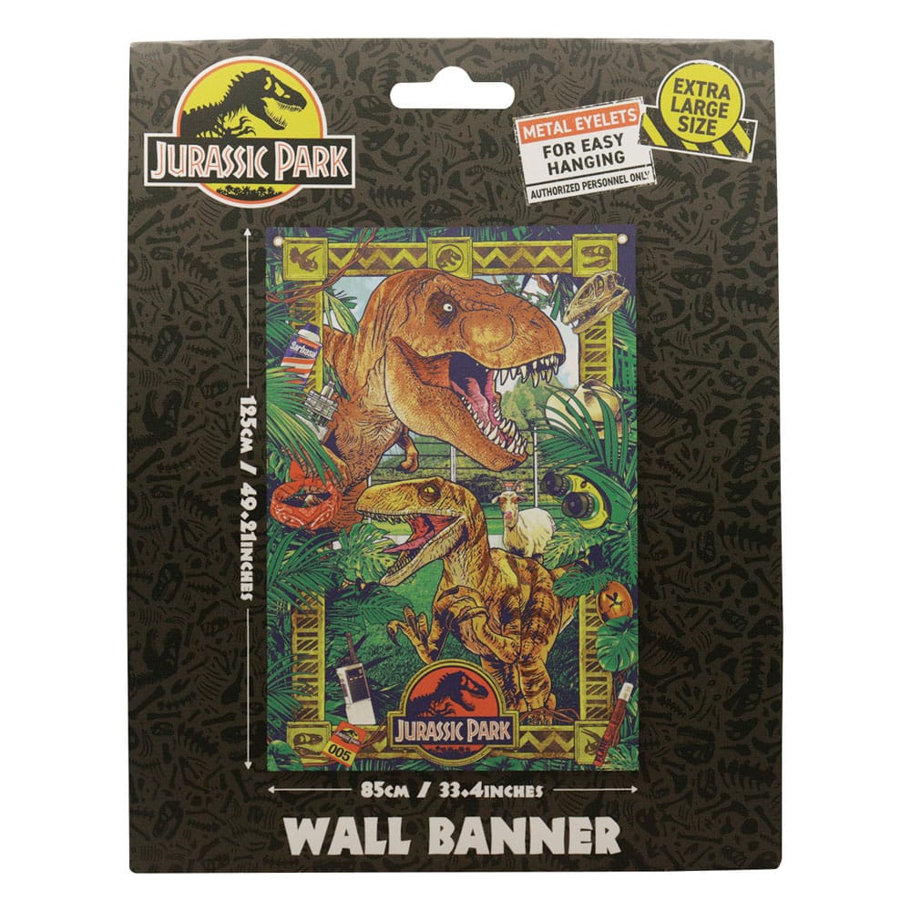 Jurassic Park Wall Banner 125 x 85 cm Stationery