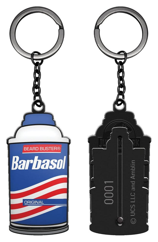 Jurassic Park Keychain Sliding Barbasol Can