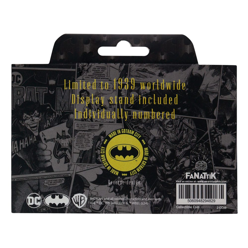 DC Comics Collectable Coin Batman 85th Anniversary Limited Edition Coins