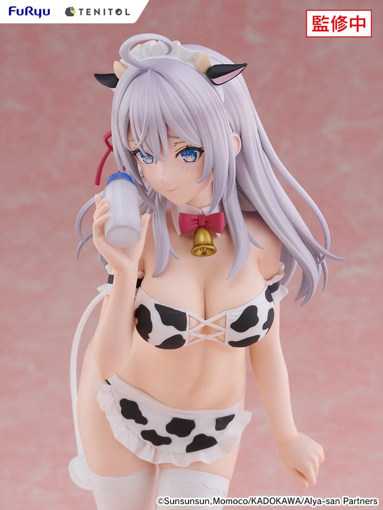 Alya Sometimes Hides Her Feelings in Russian Tenitol Tall PVC Statue Alya Cow Costume Ver. 29 cm Statues