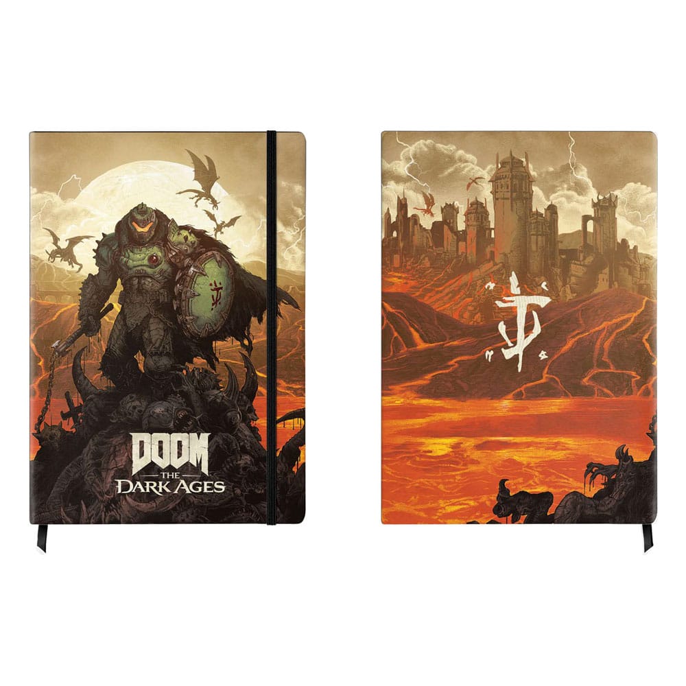 Doom The Dark Ages Notebook A5 Keyart Stationery