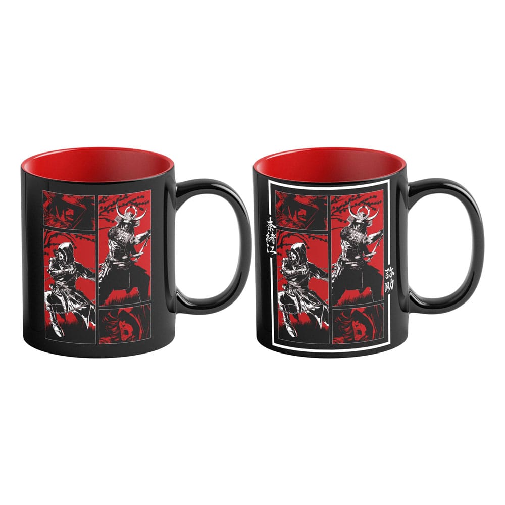Assassin’s Creed Shadows Heat Change Mug Naoe & Yasuke Artwork 450 ml Cups & Mugs