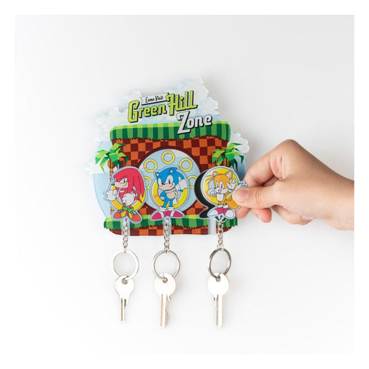 Sonic the Hedgehog Key rack incl. 3 key rings