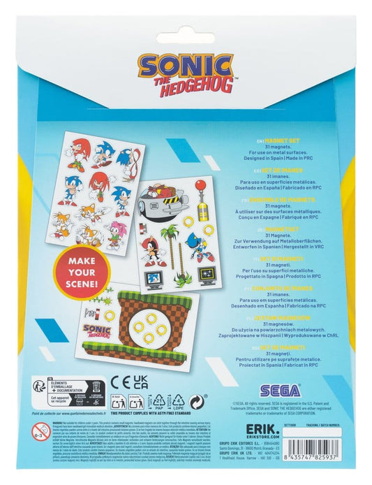 Sonic Die-Cut Magnet Set