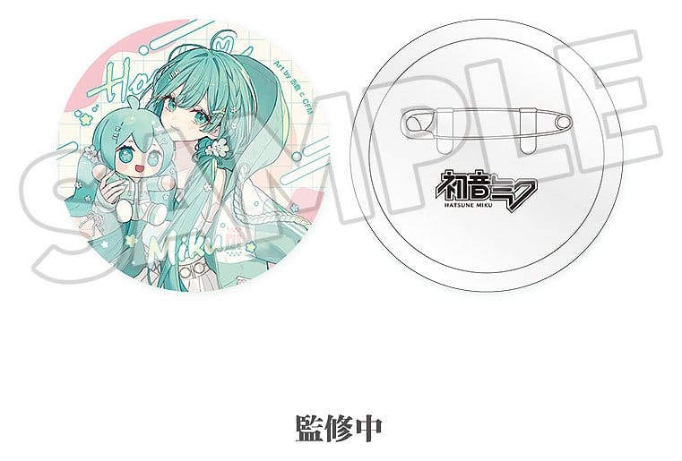 Character Vocal Series 01: Hatsune Miku Miku Hug Series Pinback Button: Flower Ver. 8 cm Umkarton (10)