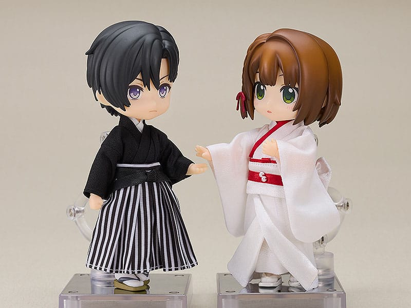 Original Character Accessories for Nendoroid Doll Figures Outfit Set: Haori and Hakama Action figures