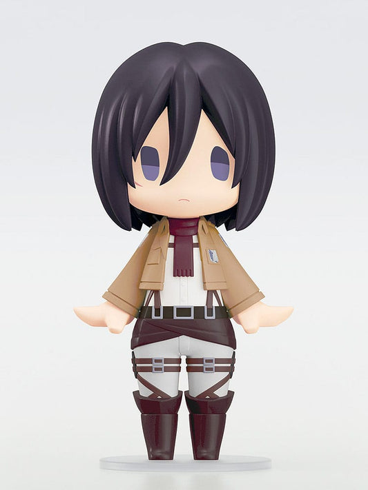 Attack on Titan HELLO! GOOD SMILE Action Figure Mikasa Ackerman 10 cm