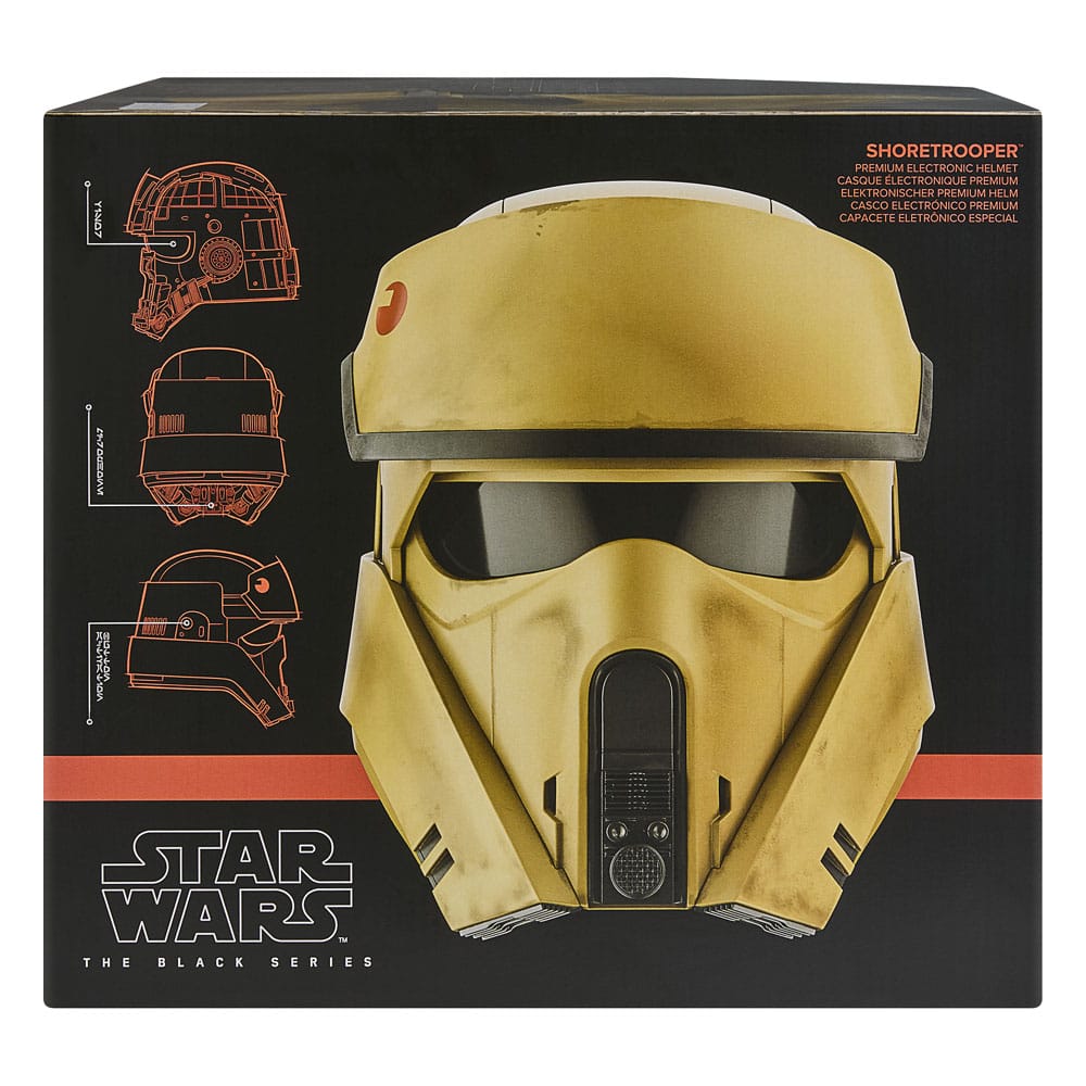 Star Wars: Andor Black Series Electronic Helmet Shoretrooper Replicas 1/1