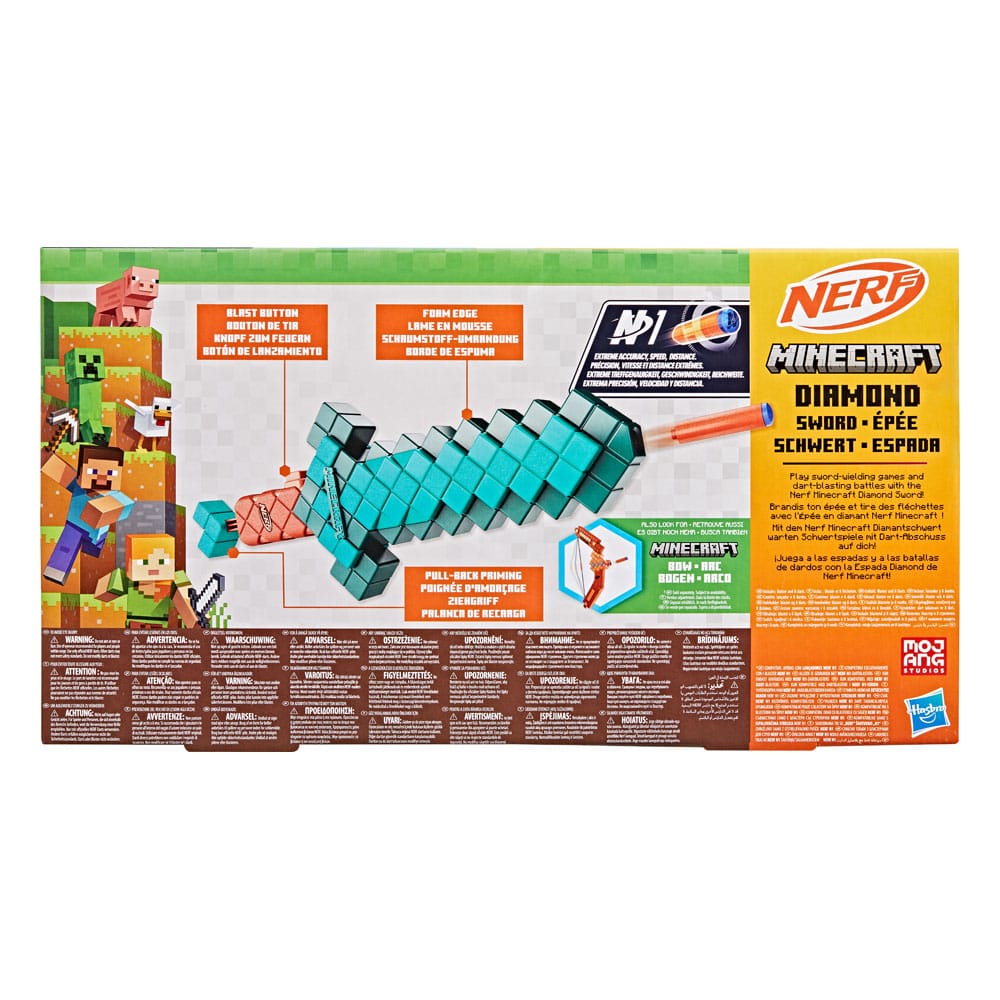 Minecraft NERF Dart-Firing Diamond Sword Action toys