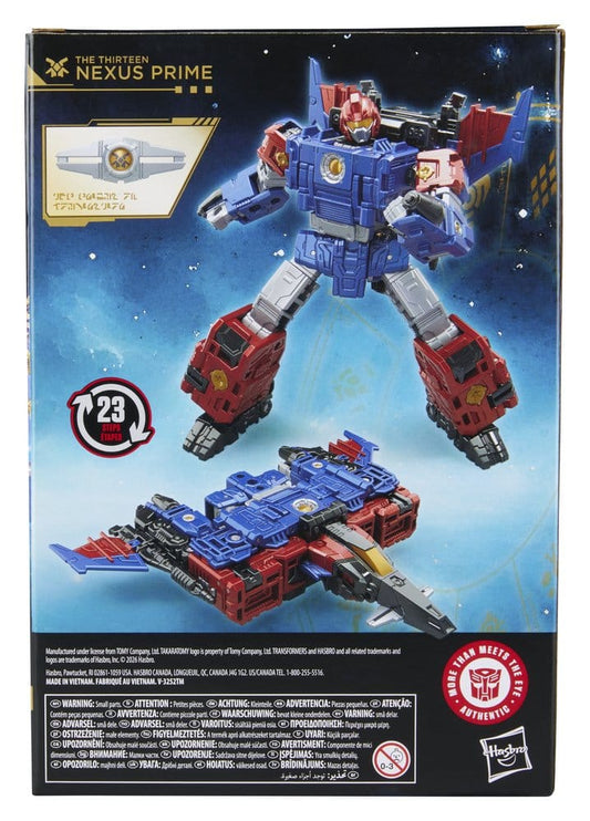 Transformers Age of the Primes Voyager Class Action Figure The Thirteen: Nexus Prime 16 cm