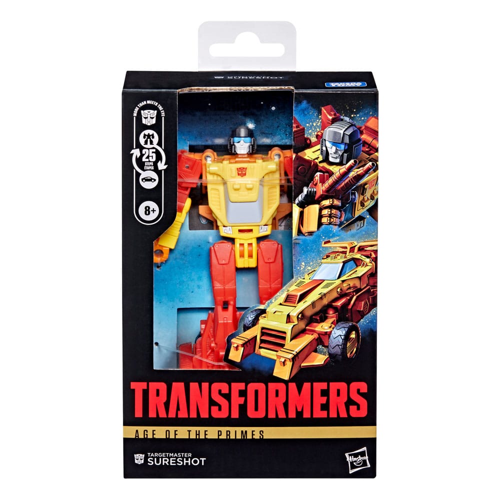 Transformers Age of the Primes Deluxe Class Action Figure Targetmaster Sureshot 14 cm