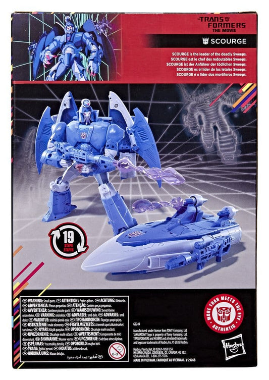 The Transformers: The Movie Studio Series Voyager Class Action Figure MTMTE Collection: Scourge 17 cm